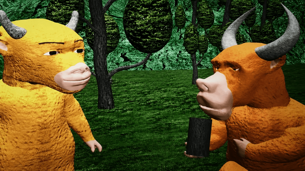 Niu Lai's father, the leader of the herd